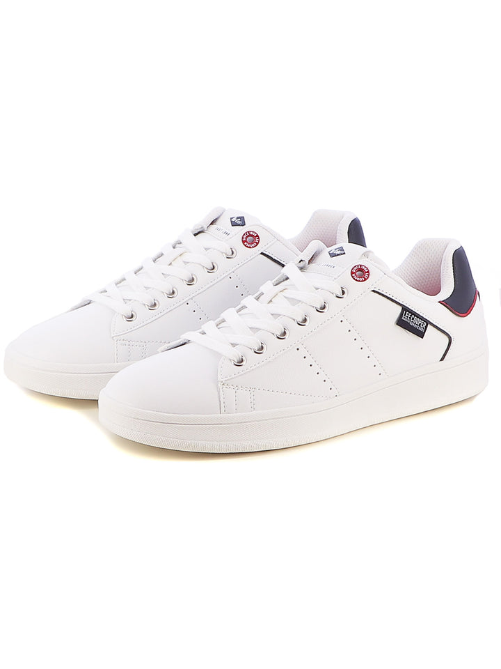 Sneakers stringate uomo LEE COOPER LCM512508 PRIME bianco | Costa Superstore