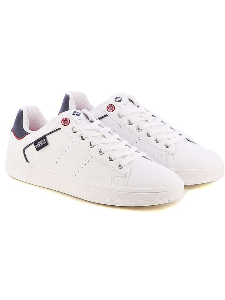 Sneakers stringate uomo LEE COOPER LCM512508 PRIME bianco | Costa Superstore