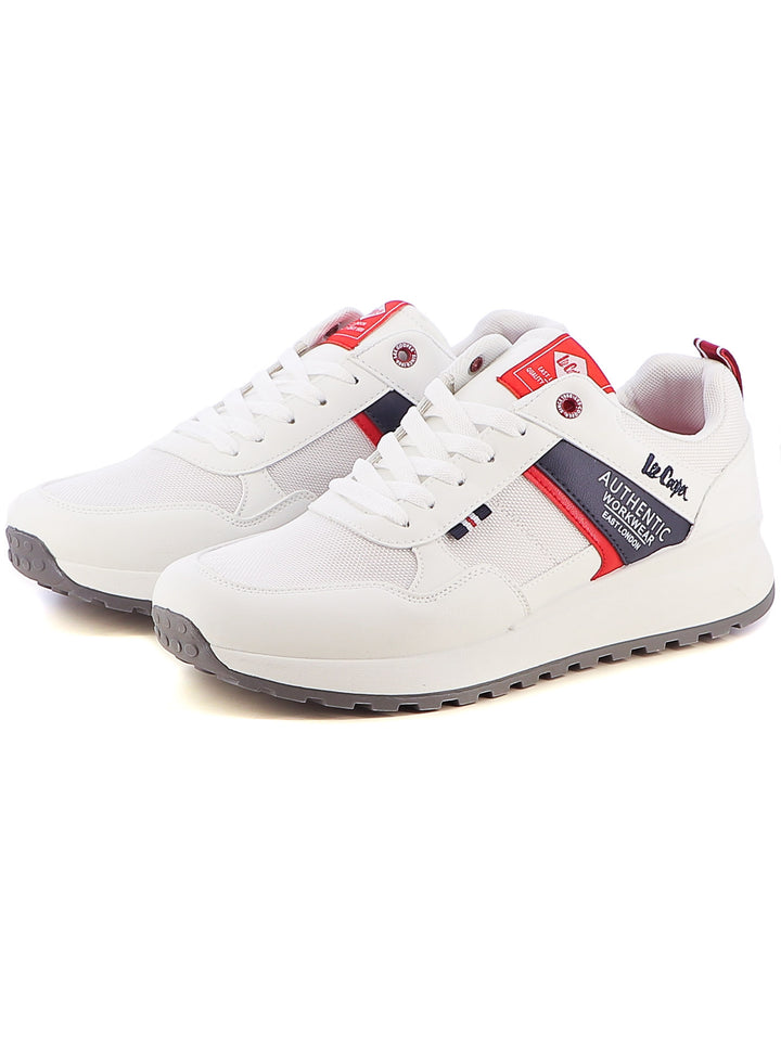 Sneakers stringate uomo LEE COOPER LCM512716 RUSH bianco | Costa Superstore