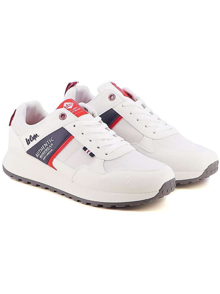 Sneakers stringate uomo LEE COOPER LCM512716 RUSH bianco | Costa Superstore