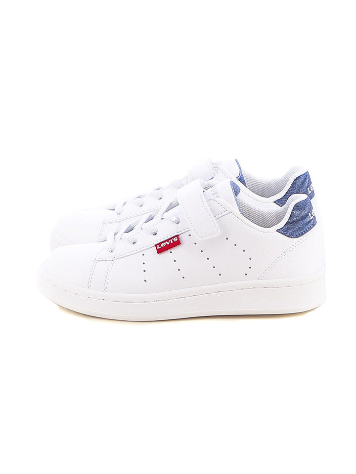 Sneakers sportive bambino LEVIS AVENUE VAVE0241S bianco blu | Costa Superstore