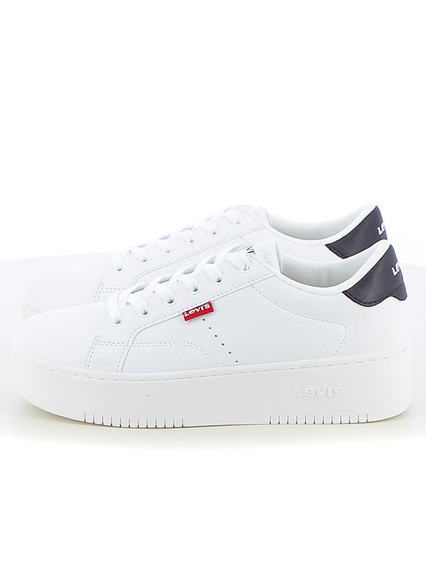 Sneakers sportive donna LEVIS EMPIRE VUNB0021S bianco nero | Costa Superstore