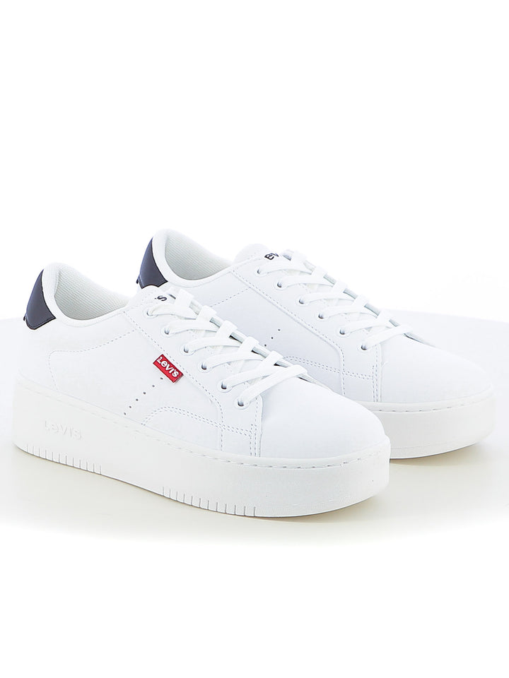 Sneakers sportive donna LEVIS EMPIRE VUNB0021S bianco nero | Costa Superstore