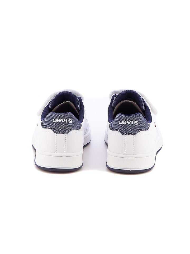 Sneakers sportive bambino LEVIS KINGDOM VKIN0030S bianco blu | Costa Superstore
