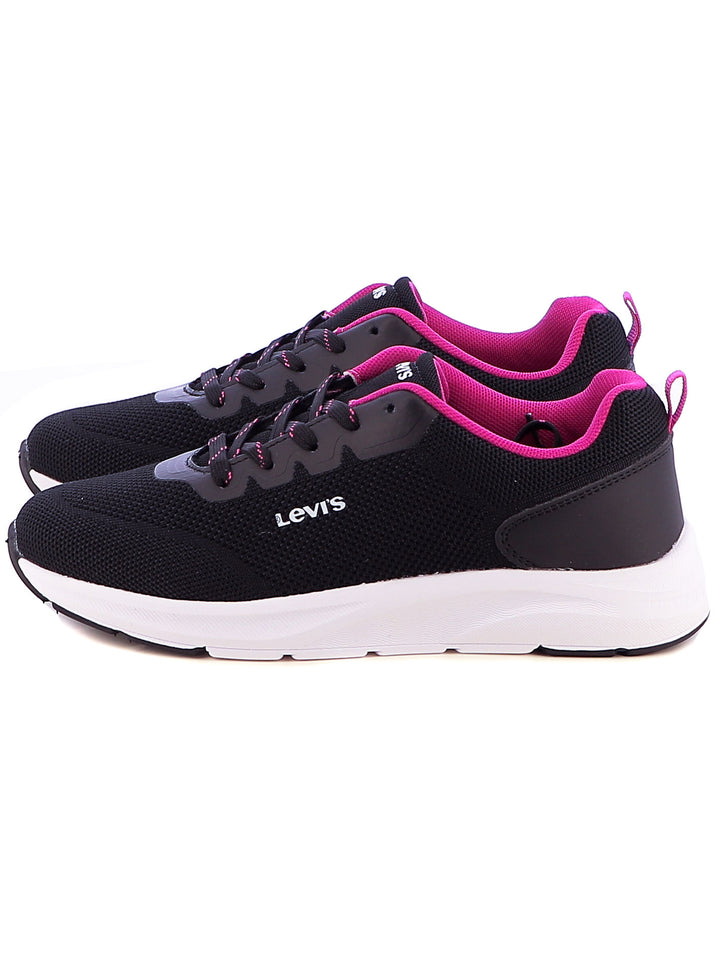 Sneakers stringate donna LEVIS VHUD0021T HUDSON BA nero fuxia | Costa Superstore