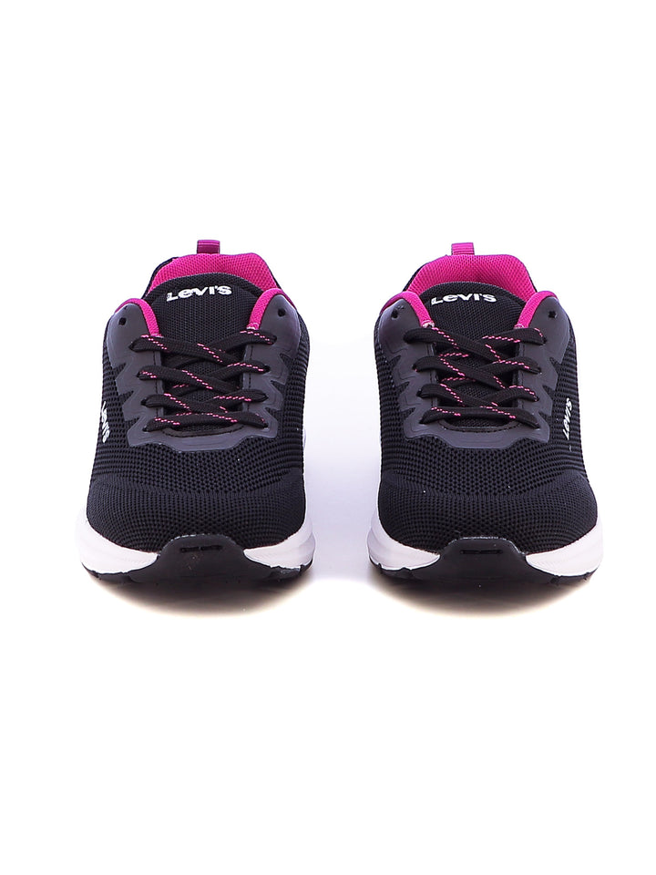 Sneakers stringate donna LEVIS VHUD0021T HUDSON BA nero fuxia | Costa Superstore