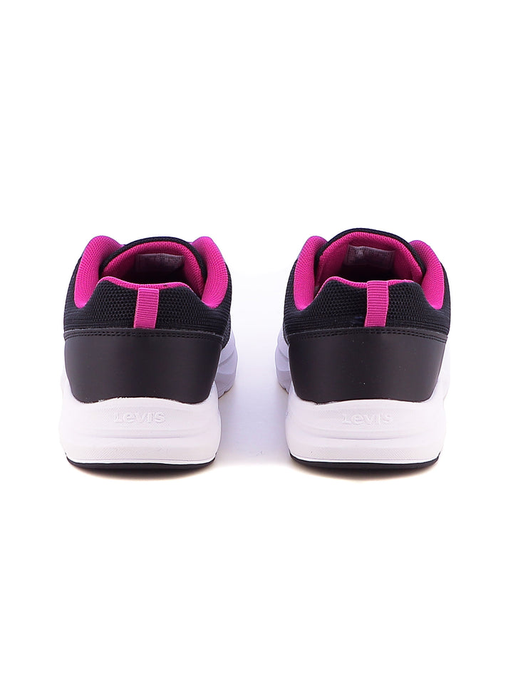 Sneakers stringate donna LEVIS VHUD0021T HUDSON BA nero fuxia | Costa Superstore