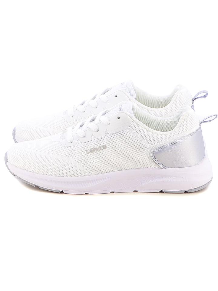 Sneakers stringate donna LEVIS VHUD0021T HUDSON BA bianco argento | Costa Superstore