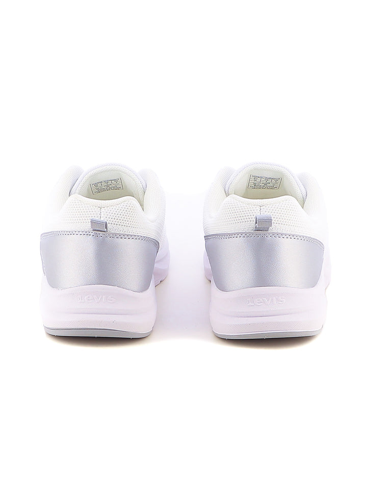 Sneakers stringate donna LEVIS VHUD0021T HUDSON BA bianco argento | Costa Superstore