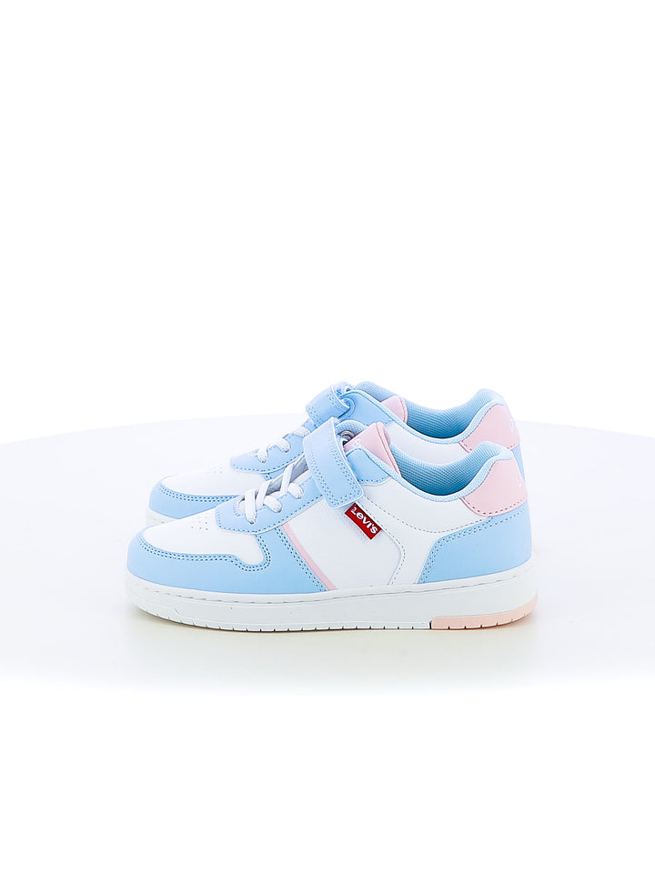 Sneakers con strappi bambina LEVIS VIRV0130S KICK SE BA bianco blu | Costa Superstore