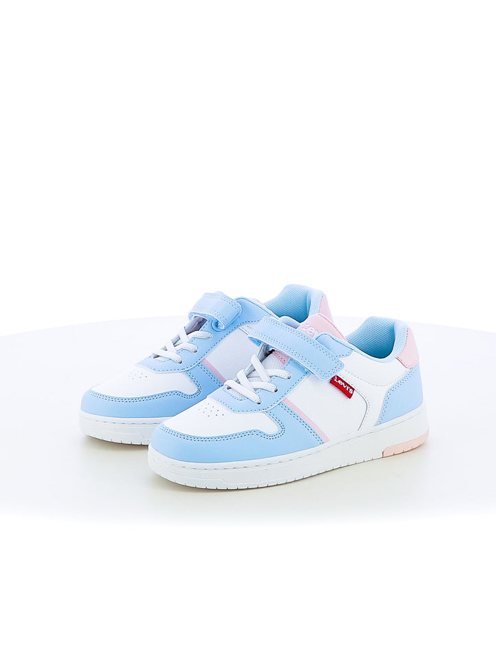 Sneakers con strappi bambina LEVIS VIRV0130S KICK SE BA bianco blu | Costa Superstore