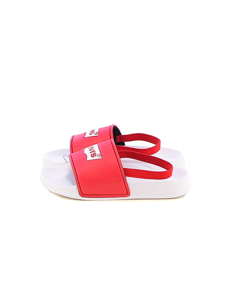 Ciabattine bambino LEVIS VPOL0186S rosso | Costa Superstore