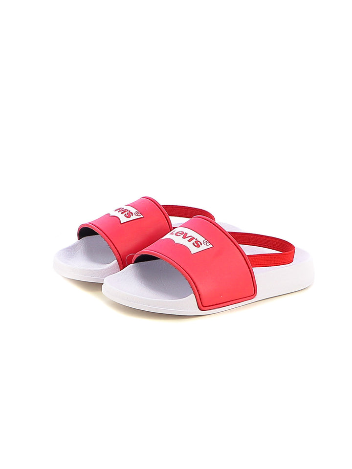 Ciabattine bambino LEVIS VPOL0186S rosso | Costa Superstore