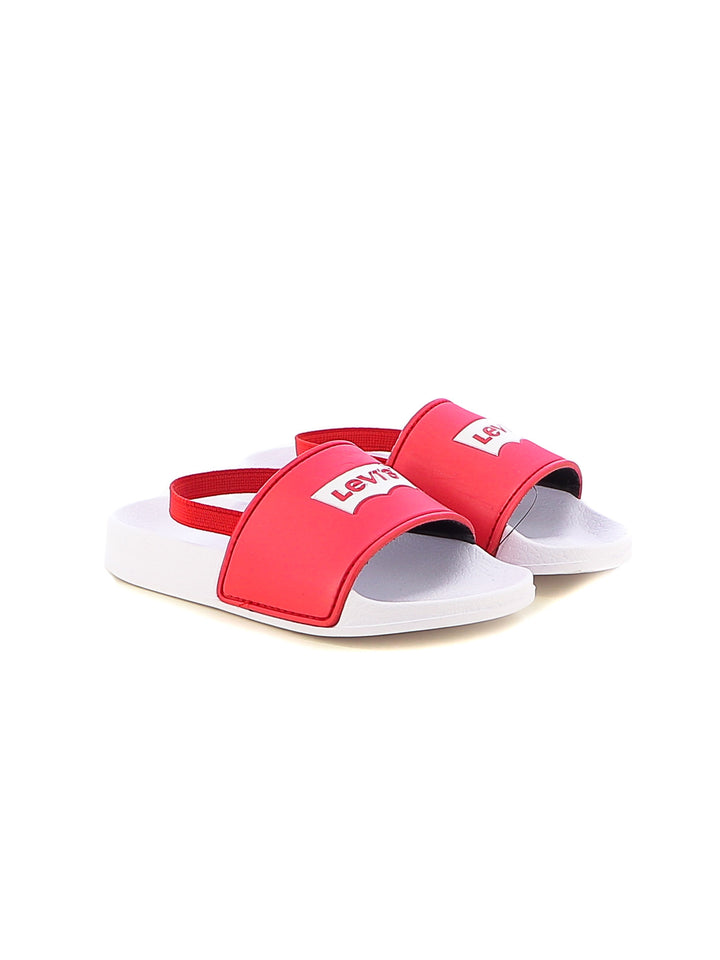 Ciabattine bambino LEVIS VPOL0186S rosso | Costa Superstore