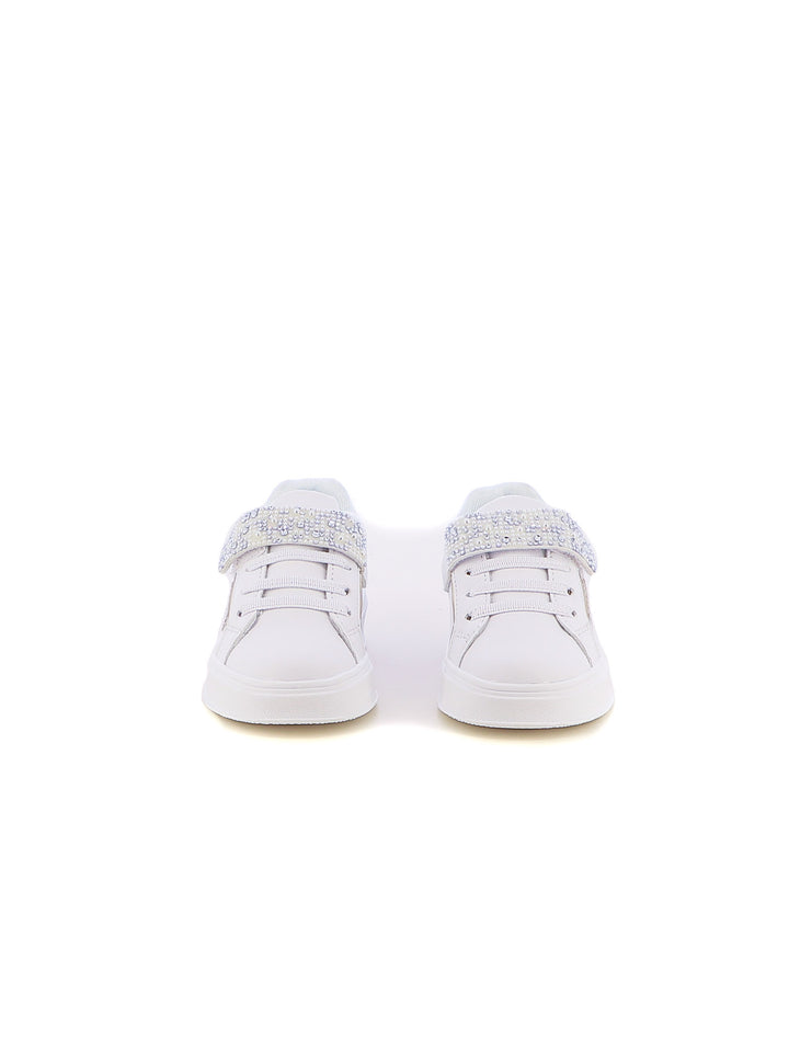 Sneakers con strappi bambina LOVE DETAILS 123-326 bianco | Costa Superstore