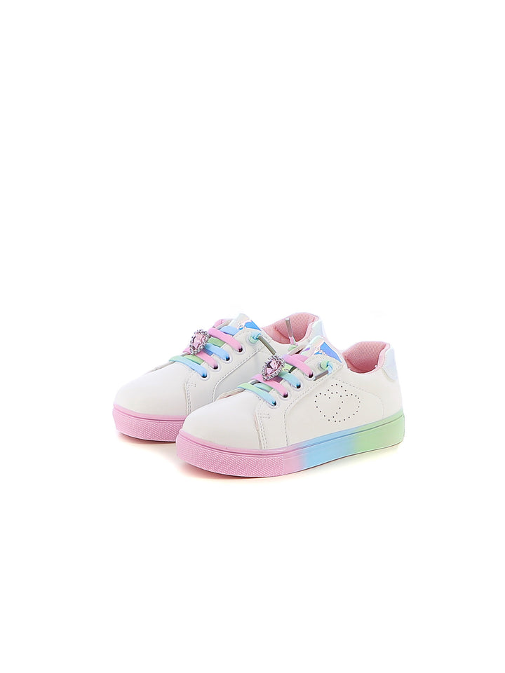 Sneakers stringate bambina LOVE DETAILS 134-353 multicolor | Costa Superstore