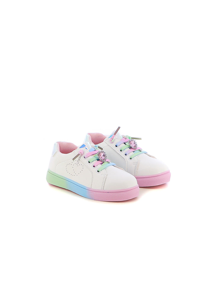 Sneakers stringate bambina LOVE DETAILS 134-353 multicolor | Costa Superstore