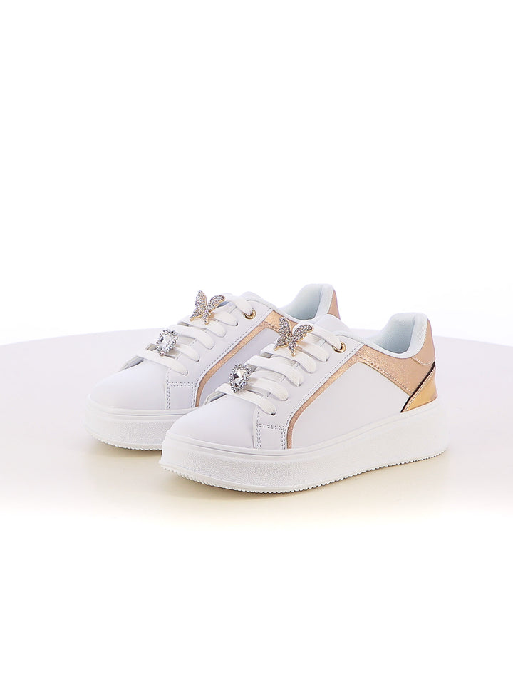 Sneakers stringate bambina LOVE DETAILS 153-343 rosa | Costa Superstore