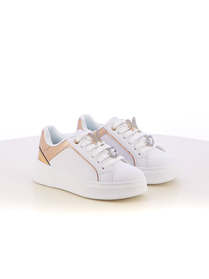 Sneakers stringate bambina LOVE DETAILS 153-343 rosa | Costa Superstore