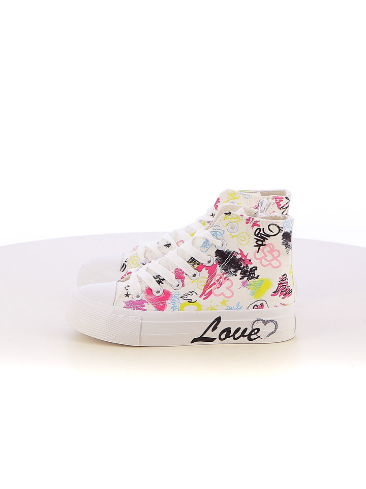 Sneakers stringate bambina LOVE DETAILS 155-306 fuxia | Costa Superstore