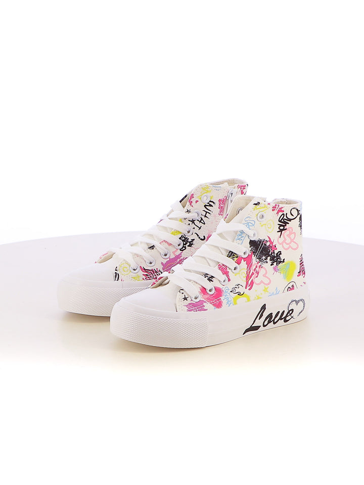 Sneakers stringate bambina LOVE DETAILS 155-306 fuxia | Costa Superstore