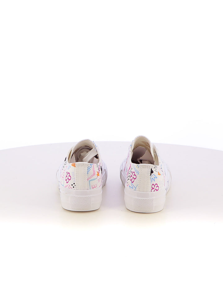 Sneakers stringate bambina LOVE DETAILS 155-307L bianco | Costa Superstore