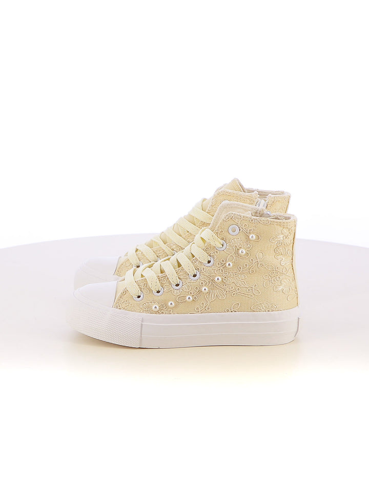 Sneakers stringate bambina LOVE DETAILS 155-381 oro | Costa Superstore