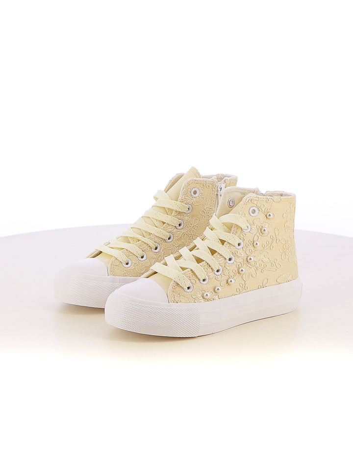 Sneakers stringate bambina LOVE DETAILS 155-381 oro | Costa Superstore