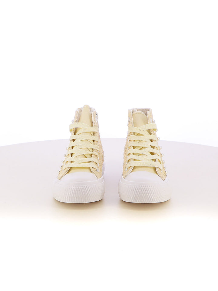 Sneakers stringate bambina LOVE DETAILS 155-381 oro | Costa Superstore