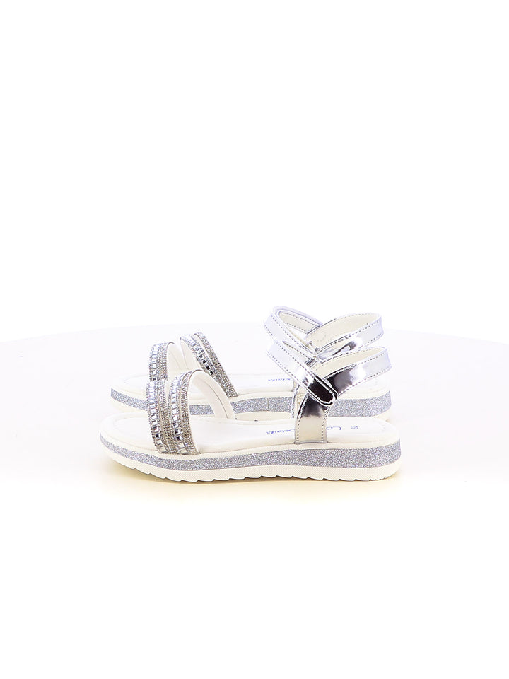 Sandaletti bambina LOVE DETAILS 283-368 argento | Costa Superstore