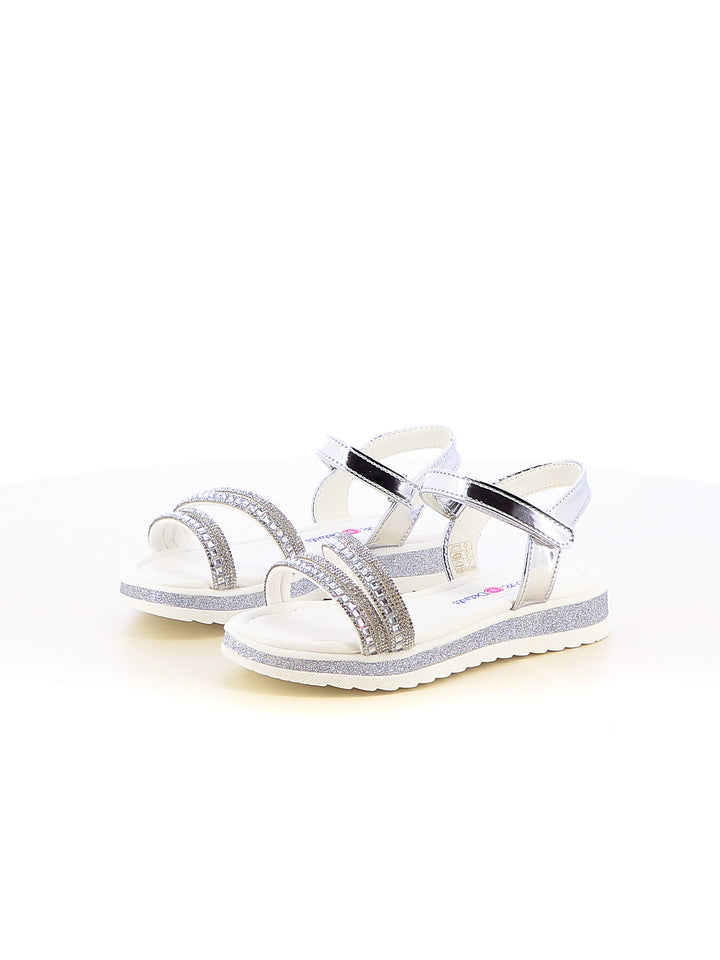 Sandaletti bambina LOVE DETAILS 283-368 argento | Costa Superstore