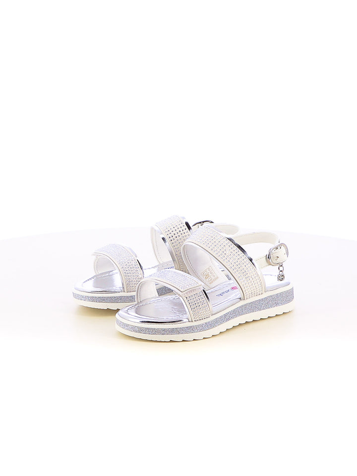 Sandaletti bambina LOVE DETAILS 283-370 argento | Costa Superstore