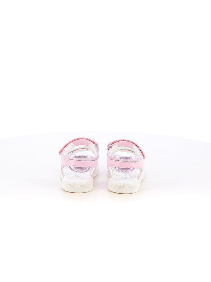 Sandaletti bambina LUMBERJACK SG78406-018 O85 bianco rosa | Costa Superstore