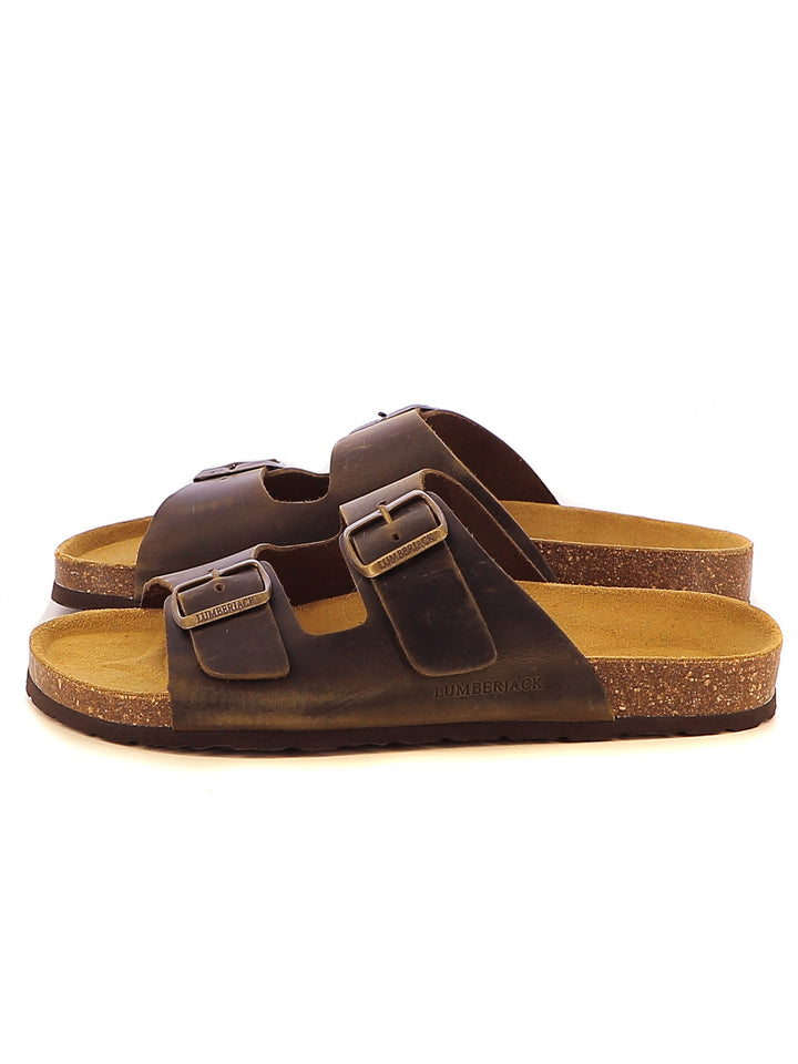 Ciabatte uomo uomo LUMBERJACK SMD9206-001 D05 marrone | Costa Superstore