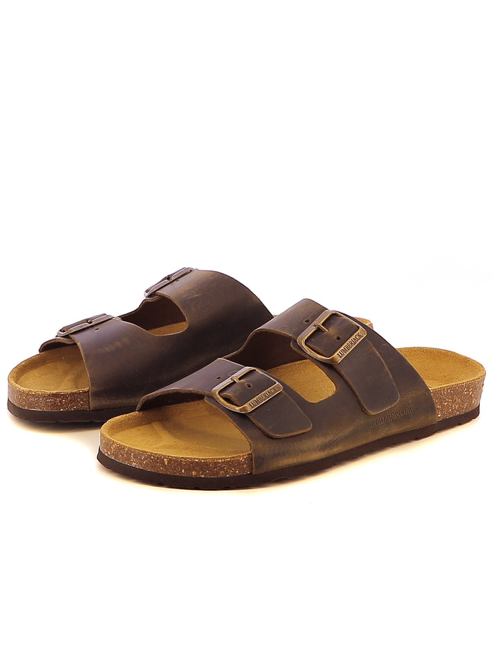 Ciabatte uomo uomo LUMBERJACK SMD9206-001 D05 marrone | Costa Superstore