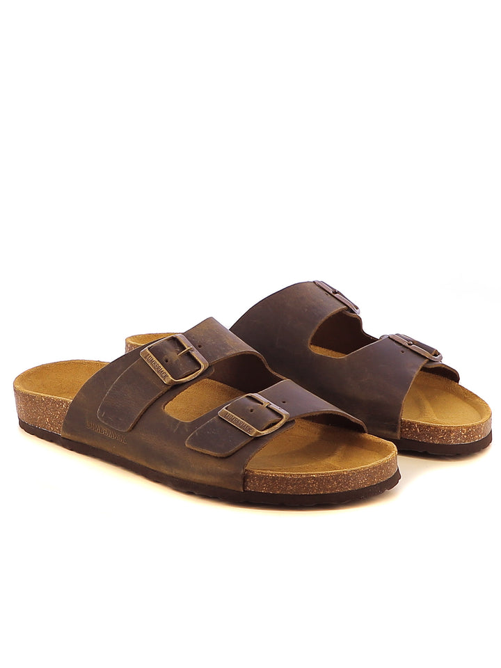 Ciabatte uomo uomo LUMBERJACK SMD9206-001 D05 marrone | Costa Superstore