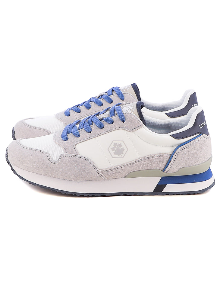 Sneakers stringate uomo LUMBERJACK SME6805-004 M94 bianco blu | Costa Superstore