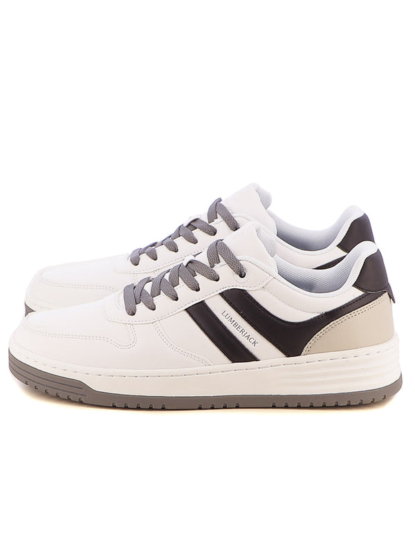Sneakers stringate uomo LUMBERJACK SML3811-001 S16 bianco | Costa Superstore