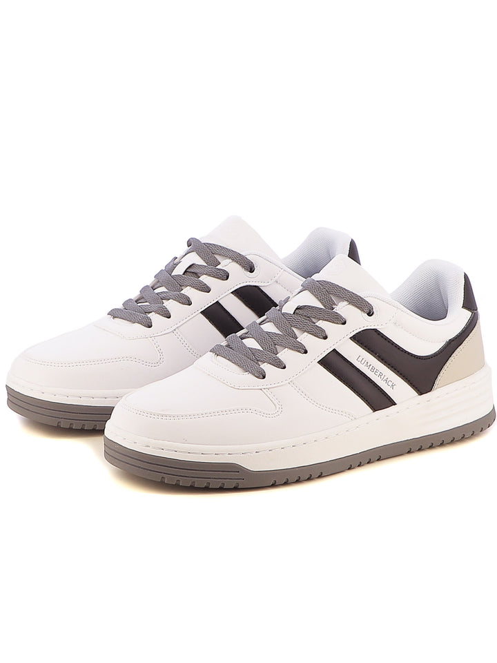 Sneakers stringate uomo LUMBERJACK SML3811-001 S16 bianco | Costa Superstore