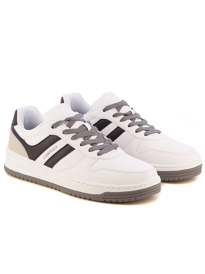 Sneakers stringate uomo LUMBERJACK SML3811-001 S16 bianco | Costa Superstore