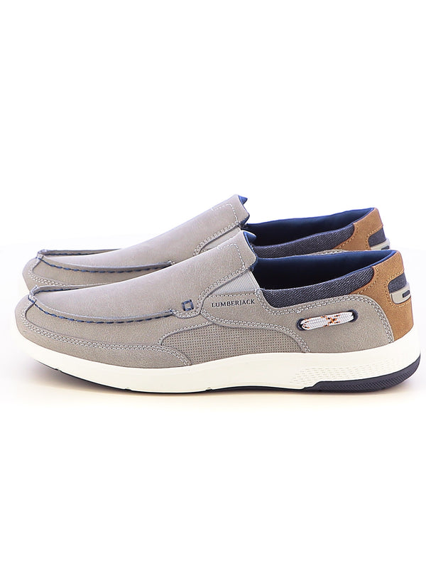 Mocassini casual uomo LUMBERJACK SMM3402-001 S03 grigio chiaro | Costa Superstore