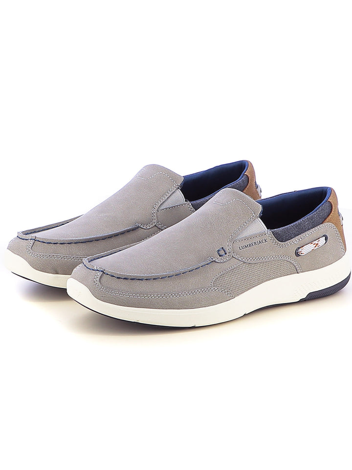 Mocassini casual uomo LUMBERJACK SMM3402-001 S03 grigio chiaro | Costa Superstore