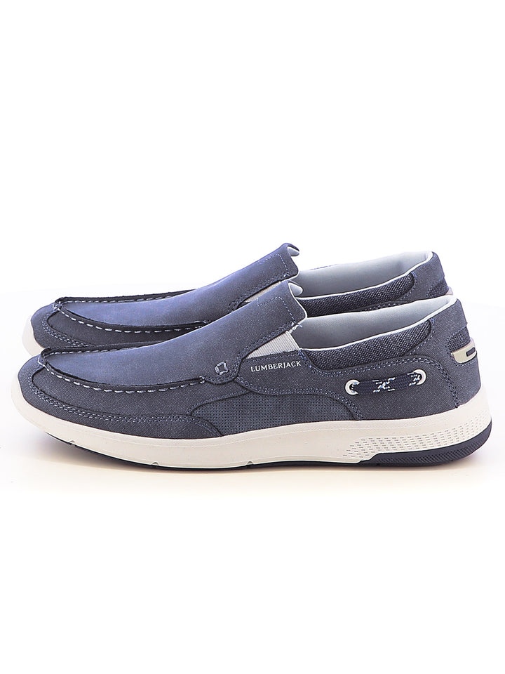 Mocassini casual uomo LUMBERJACK SMM3402-001 S03 blu | Costa Superstore