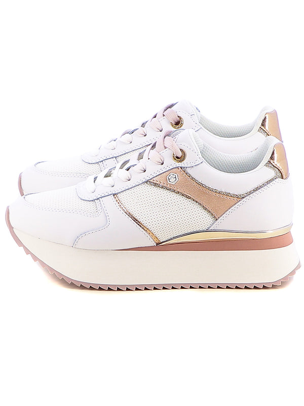 Sneakers stringate donna LUMBERJACK SWI0312-001 I97 bianco rosa | Costa Superstore