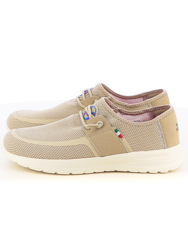 Sneakers sportive uomo MARINA MILITARE MM2206 beige chiaro | Costa Superstore