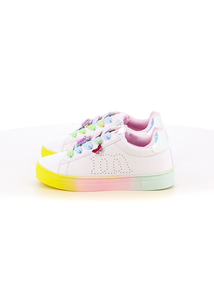 Sneakers stringate bambina MELANIA M2459B bianco fantasia | Costa Superstore