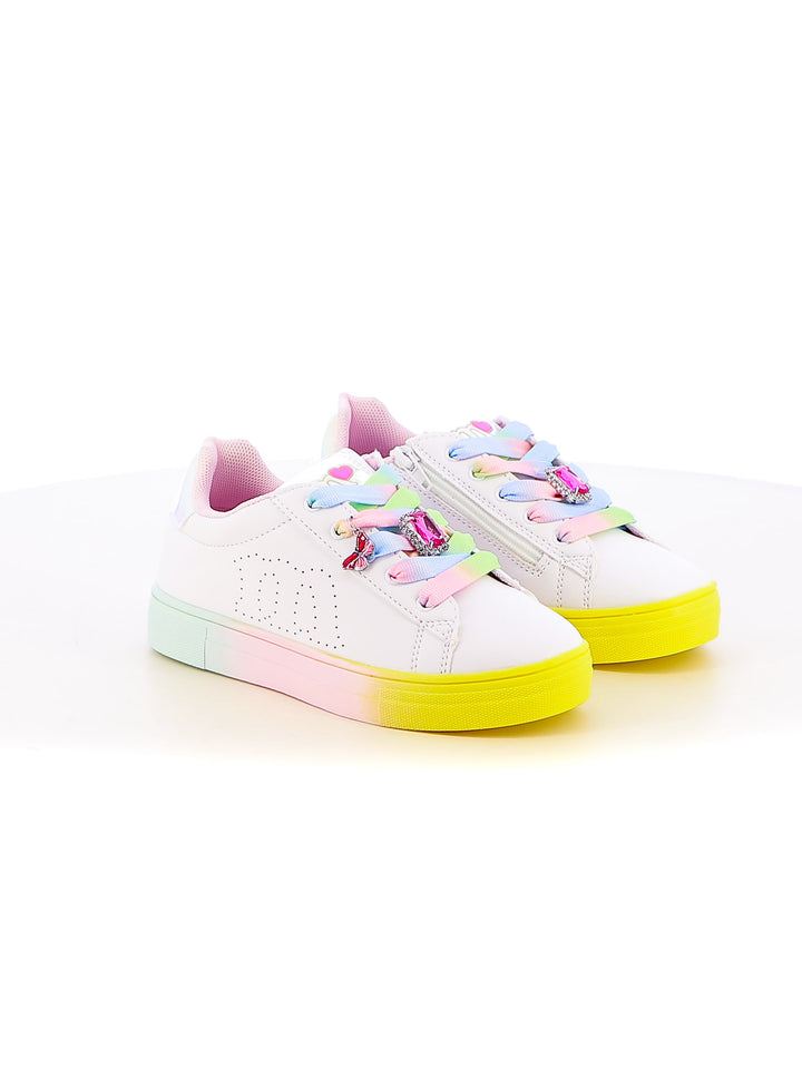Sneakers stringate bambina MELANIA M2459B bianco fantasia | Costa Superstore