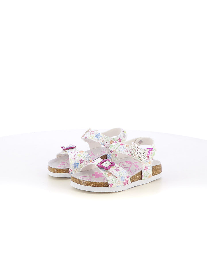 Sandaletti bambina MELANIA M3015-3A bianco fantasia | Costa Superstore