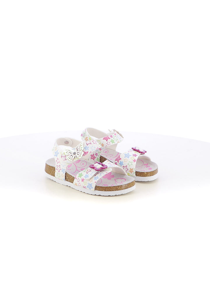 Sandaletti bambina MELANIA M3015-3A bianco fantasia | Costa Superstore