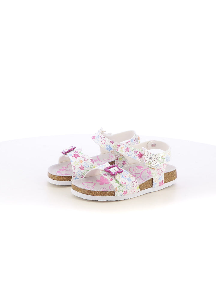 Sandaletti bambina MELANIA M3015-3B bianco fantasia | Costa Superstore